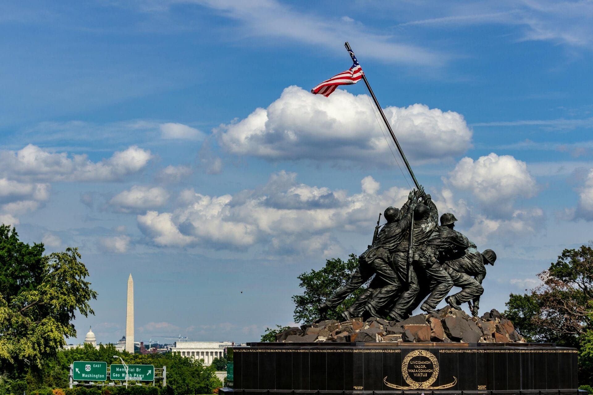 The United States Marine Corps War Memorial